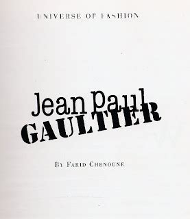 jean paul gaultier signature.